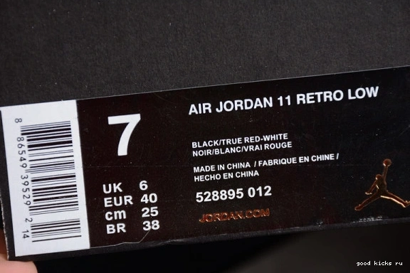528895-012 528895-012 Bred Low 11  Retro Jordan 0223